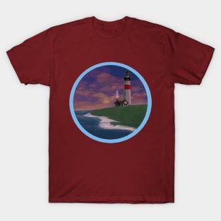 Lighthouse at Twilight T-Shirt